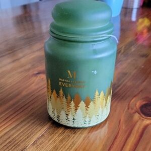 Martha Stewart Green and Gold Forest Candle Jar
